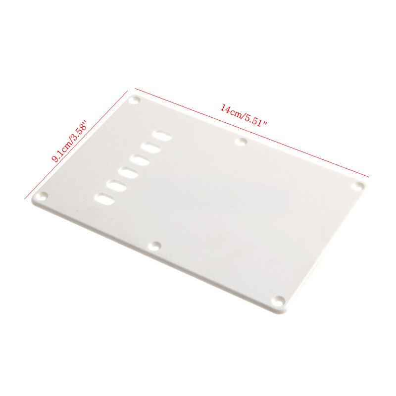 White Back Plate Tremolo Trem Cover for fender Stratocaster Strat Parts 62KF