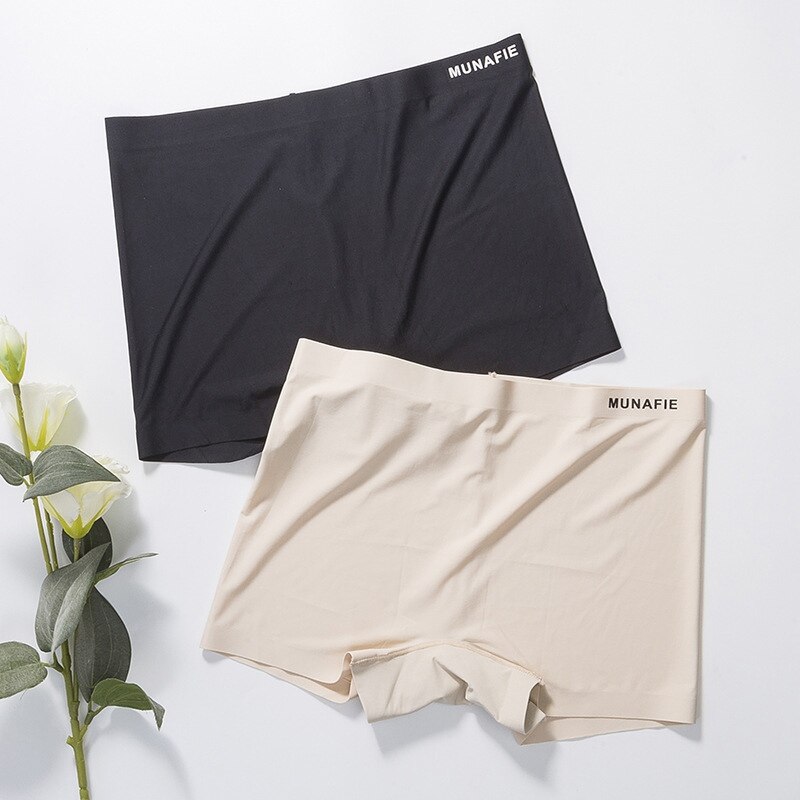 Women Under Skirt Shorts Soft Seamless Safety Short Pants Mid Waist Breathable Panties