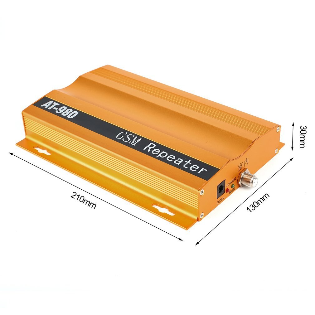Gsm 900Mhz Mobiele Telefoon Signaal Booster Repeater Versterker + Yagi Antenne Full-Duplex Single-Poort Op-980 Leshp Stuk