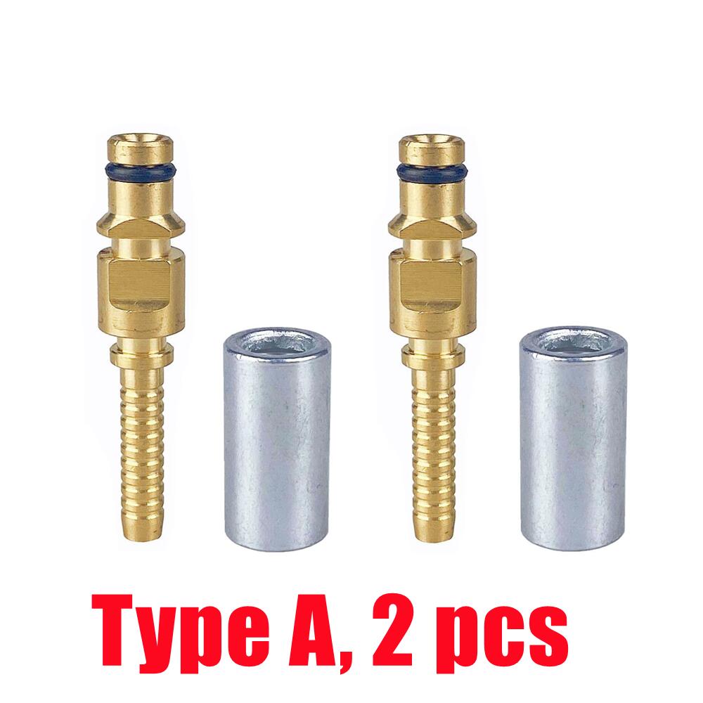 Schlauch Stecker Fitting Mit Hülse Für Karcher K Druck Washer Rohr Spitze Reparatur Stecker Adapter: Type A 2pcs