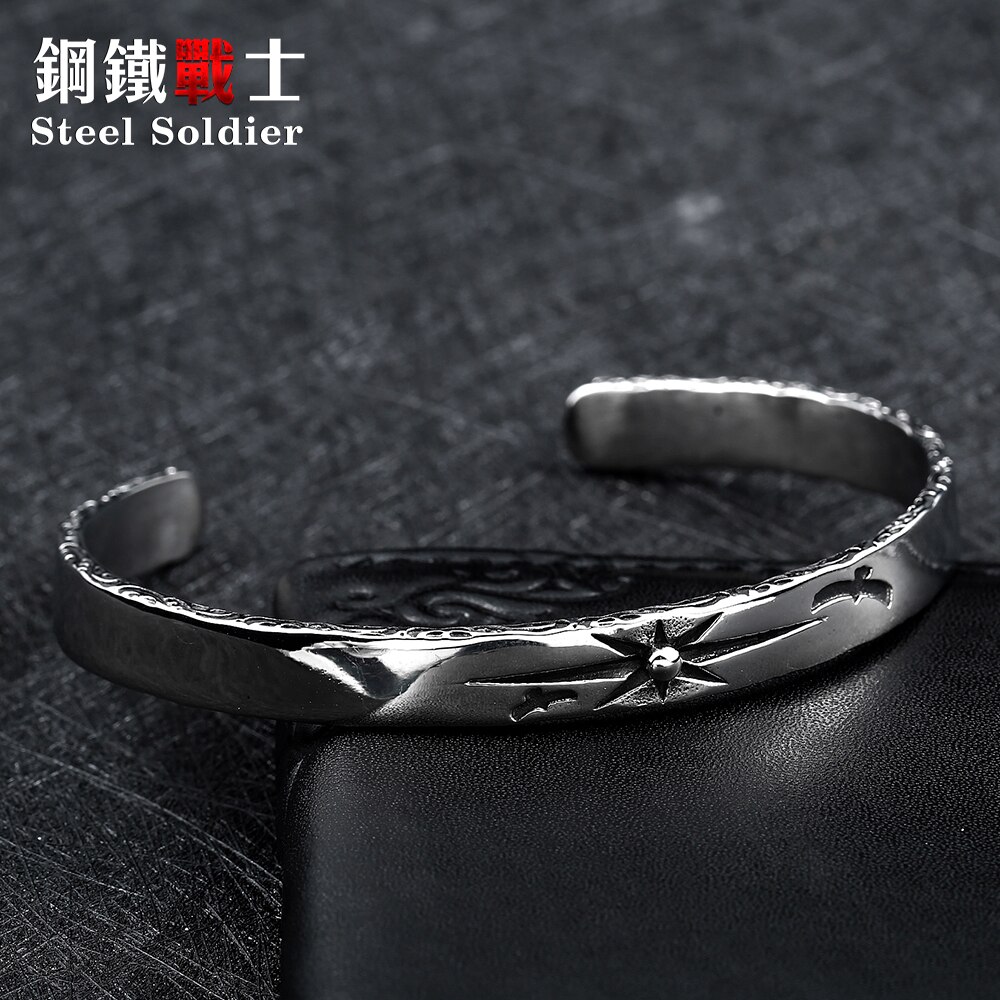 Stalen soldaat mannen zonnegod armband unieke heren sieraden