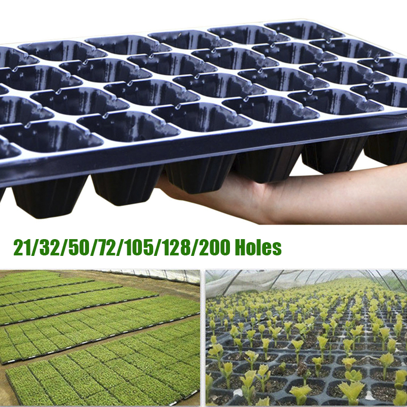 21-200 Gat Plaat Voor Zaailingen Starter Pot Planten Kwekerij Potten Voor Kieming Zaailing Huis Tuin Tuin Potten Plantenbakken