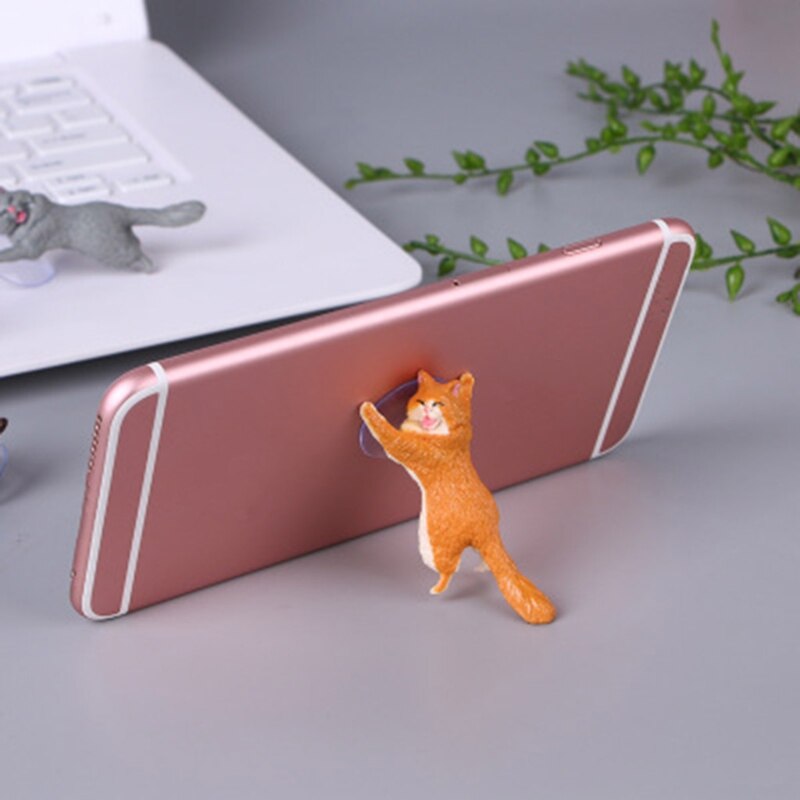 Cool Mr Kat Mobiele Telefoon Houder Stand Sucker Tabletten Smartphone Houder