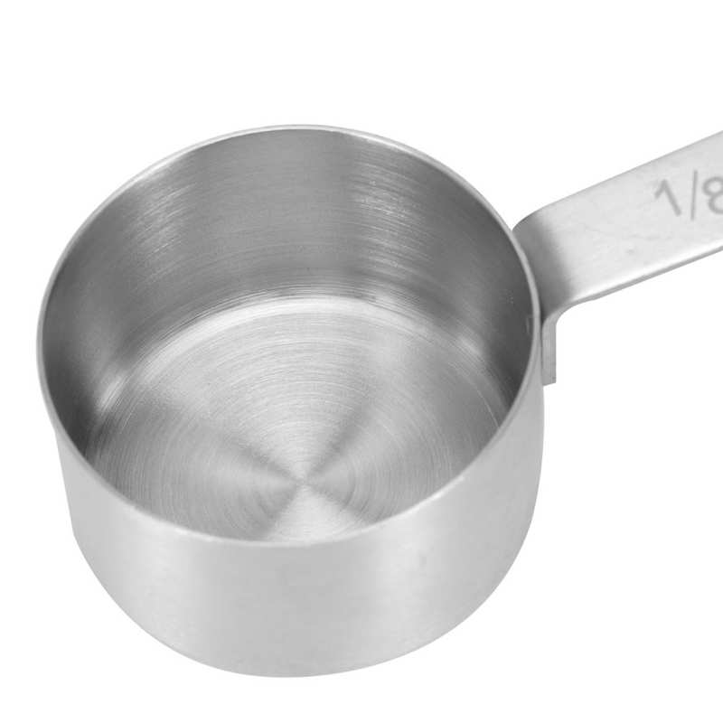 2Pcs 30ml Stainless Steel Coffee Scoop Long Handled Coffee Milk Powder Measuring Spoons Teaspoons Kitchen Accessories