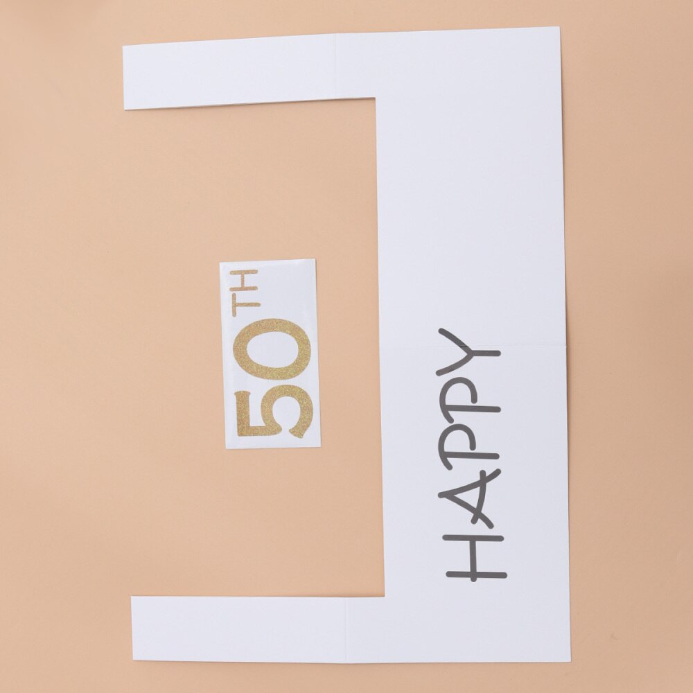 Happy 30th DIY Paper Picture Frame Cutouts Photo Booth Props for Birthday Party: As Shown 4