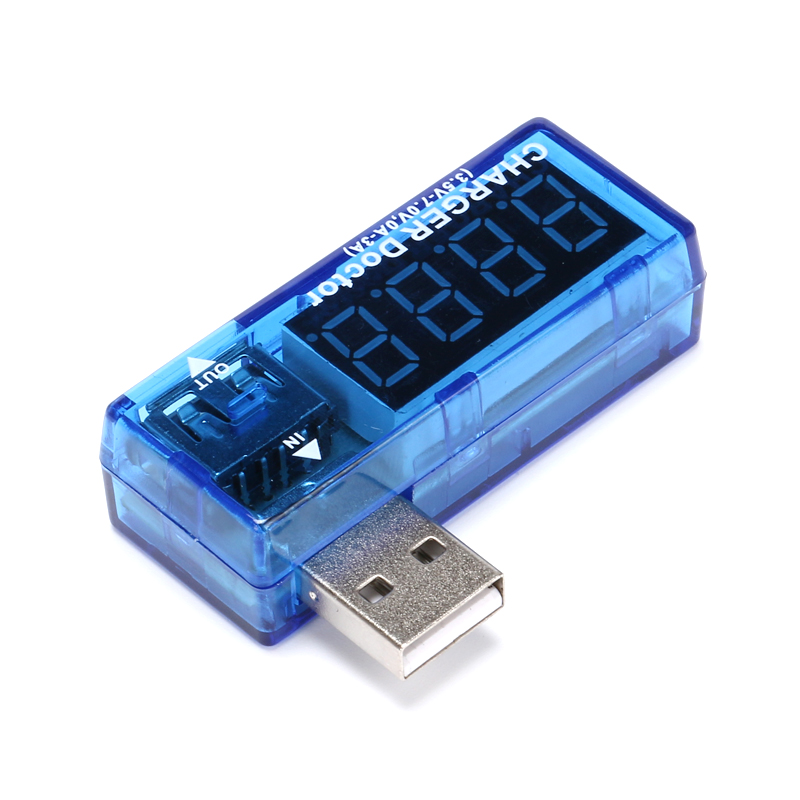 Clever Elektronik Digital USB Handy, Mobiltelefon Energie Ladestrom Spannung Tester Meter Mini USB Ladegerät Arzt Voltmeter Amperemeter