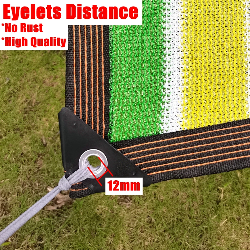 Farbiges Streifen-HDPE-Sonnenschutznetz, Balkon, Dachhimmel, Garten, Sonnenschutz, draussen, Garagen, Segel, Markise, Pflanzen, Abdeckung, Schuppen, Zaun, Netz