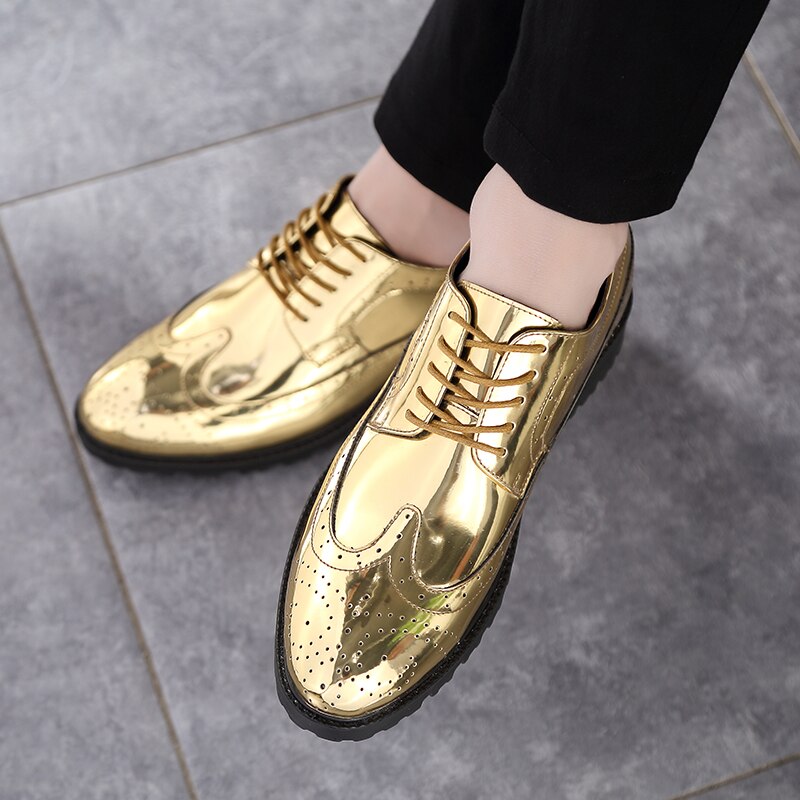 Leather Golf Shoes Mens Waterproof Golf Shoes Men England Style Anti-Skid Breathable Sneakers Casual Bussiness Golfs Shoes