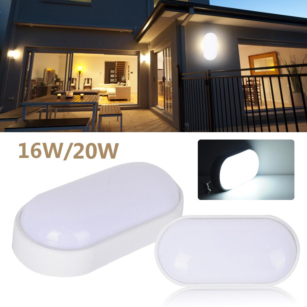 16W 20W LED Plafond Lamp IP65 Vochtbestendig 6000K Wit Licht Plafondlamp Voor Badkamer Magazijn Keuken