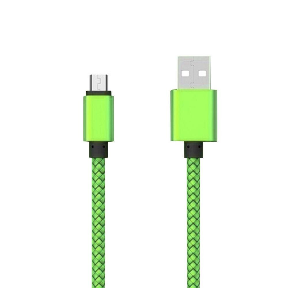 USB Standard Cable Multi-color 1m/2m/3 meter Quick Charge Mobile Phone Fast Charging For Android Phone USB Standard Wire Line: Green / 3m