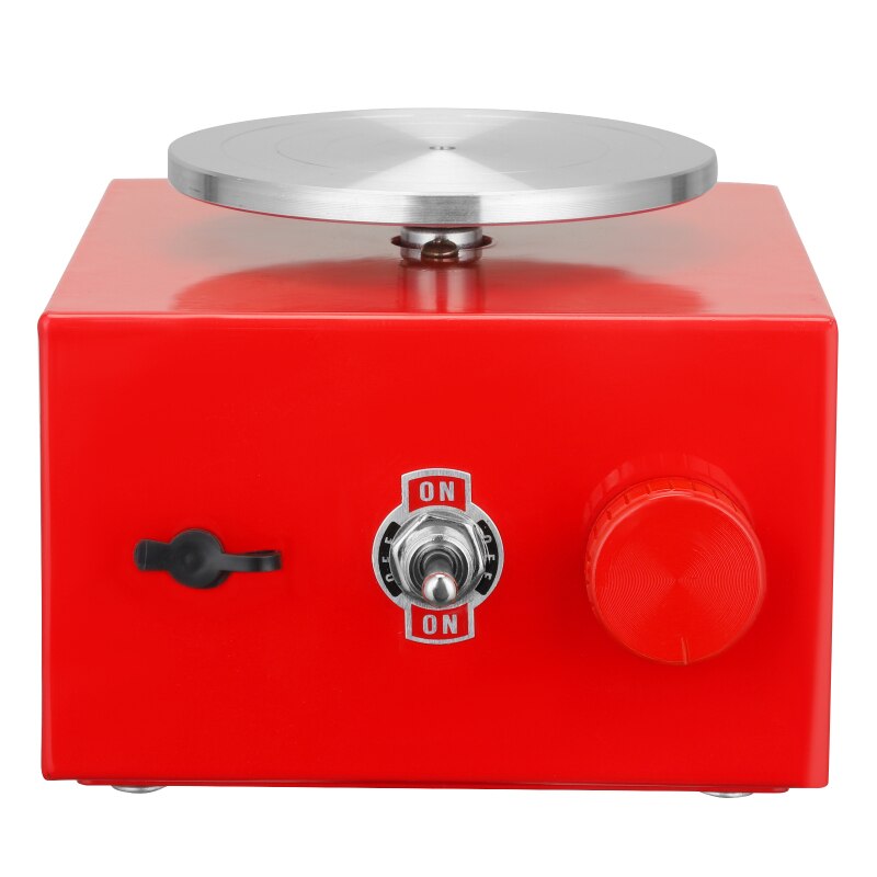 AUPORO Mini Pottery Wheel Pottery Wheel 6.5cm 10cm Turntable Mini Pottery Machine Electric Pottery Wheel DIY Clay Tool With Tray