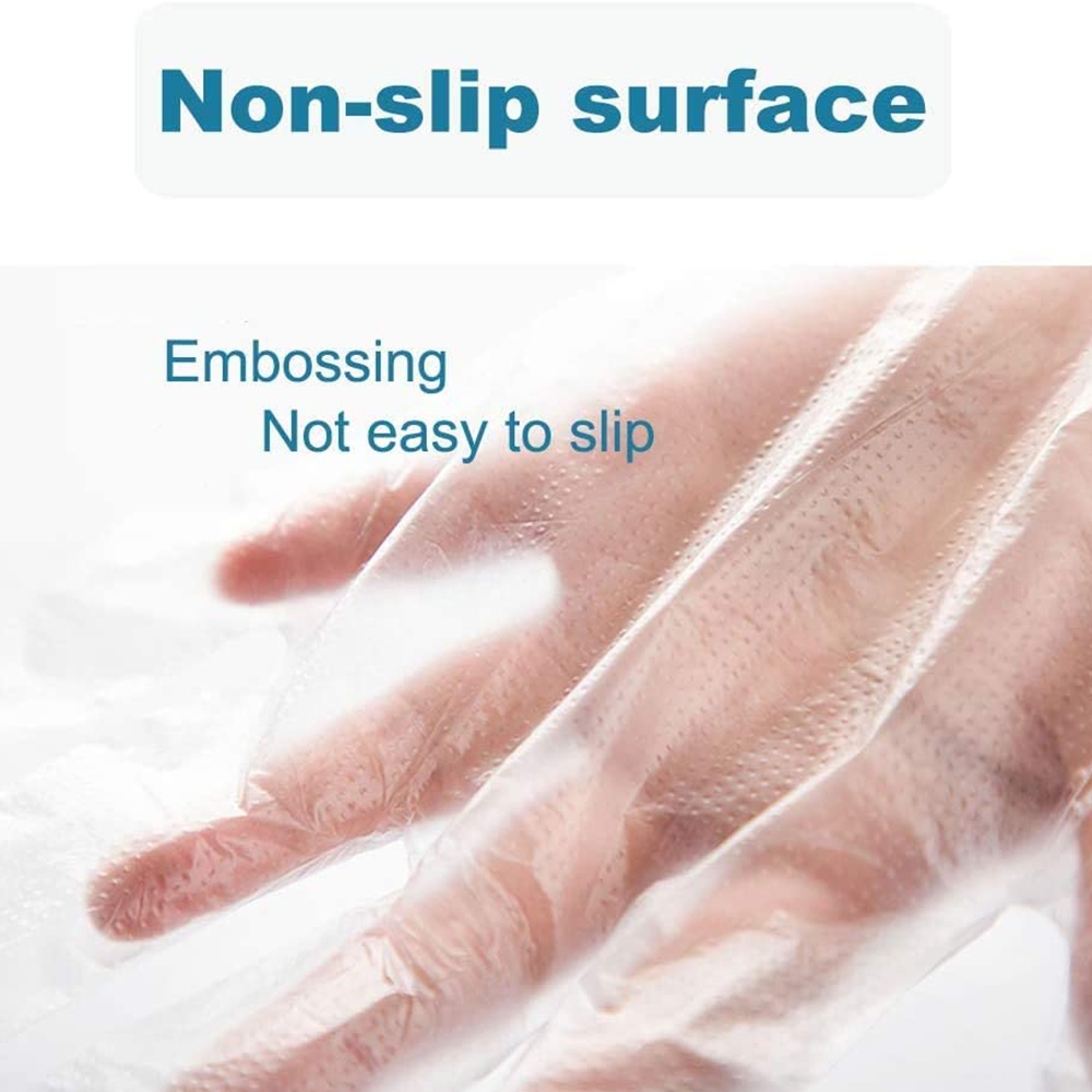 500pcs/100PCS/Set Food Plastic Gloves Disposable Gloves for Restaurant Kitchen BBQ Eco-friendly Food Gloves Fruit Vegetable