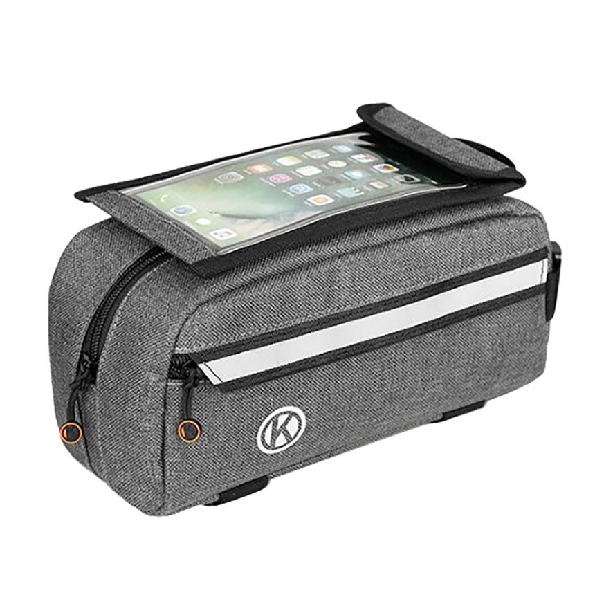 CARPRIE Motorfiets Fiets Frame Tas - 20x15x8cm - Waterdichte Pouch Houder - Fietsdragersysteem