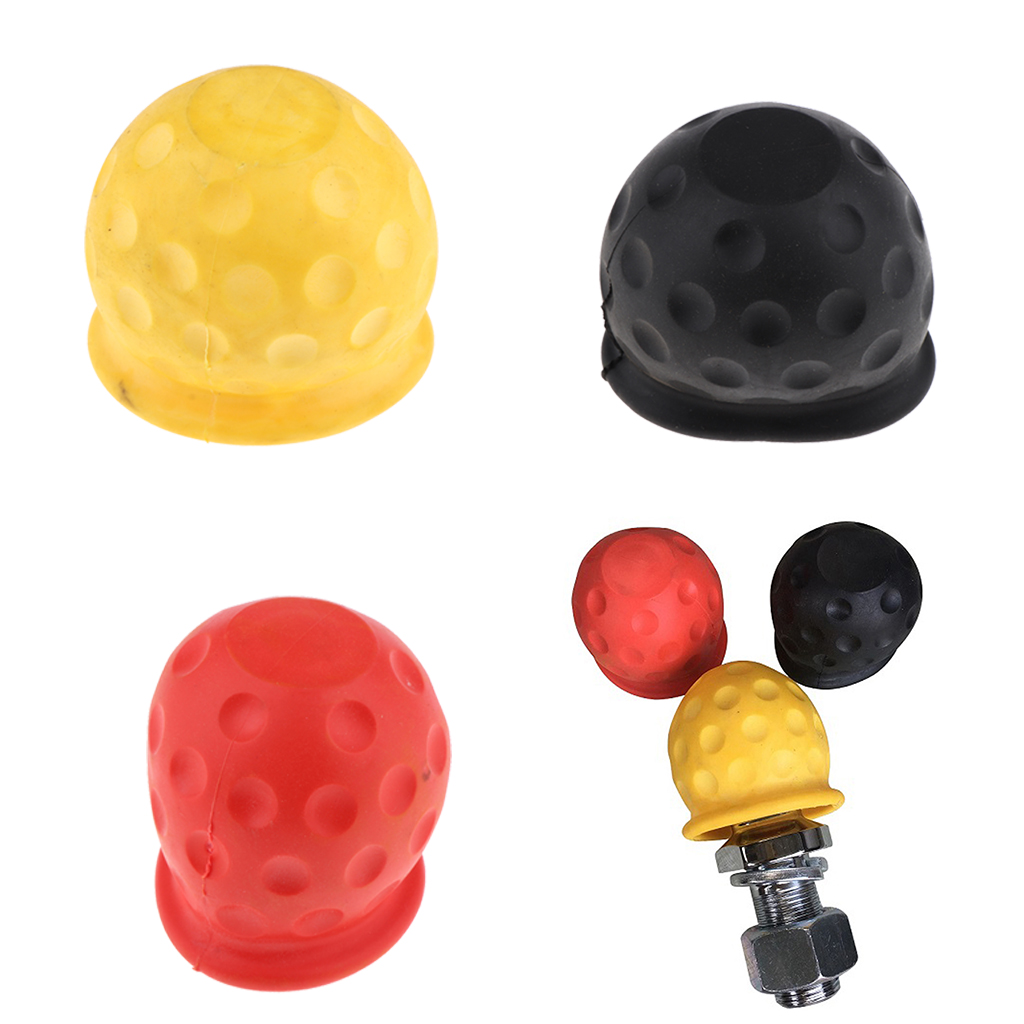 3pcs Tow Ball Cover Cap Tow Hitch Caravan Trailer Towball Protecter