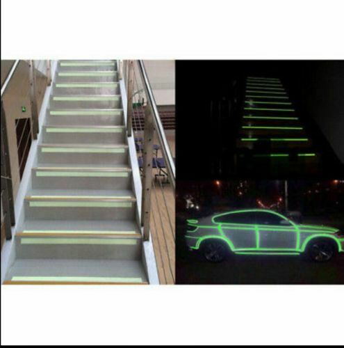 FAROOT – ruban adhésif Fluorescent lumineux, 1.5CM x 5m, brille dans la nuit, 5M