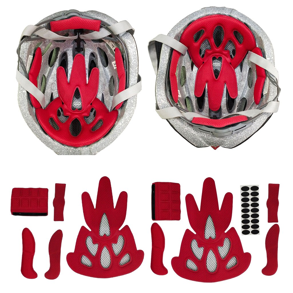 premio Casco Imbottitura kit Casco Della Bici pastiglie di Ricambio Universale Della Bicicletta della Gomma Piuma di EVA pad Cuscino