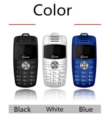 Gsm Bluetooth Mobiel Wireless Bluetooth Pocket Mini Mobiele Telefoon Mini Sleutelhanger Telefoon Dual Sim Magic Voice Bluetooth: White