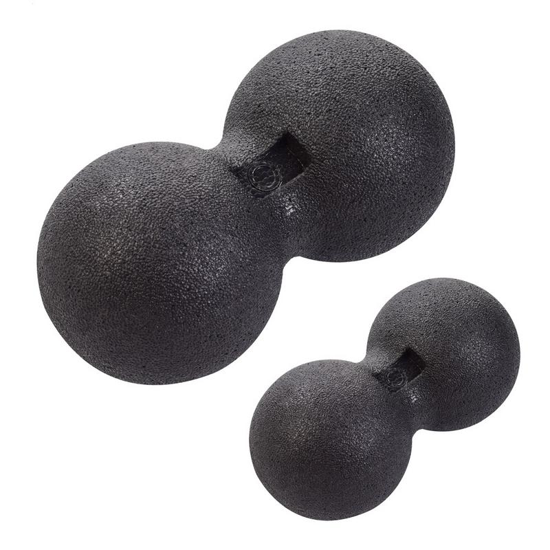 Mini Peanut-shape Fitness Gym Dumbbell Self-massage Ball Shoulder Back Legs Rehabilitation Training Ball Duo Ball Exercise Tool