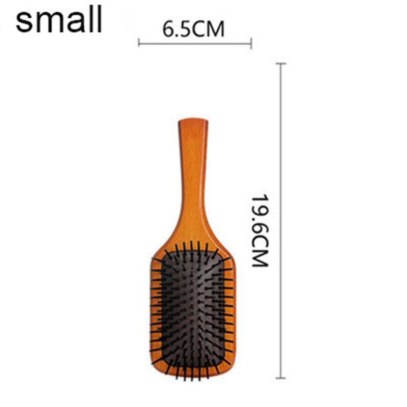 For aveda massasje kam gassbag antistatisk hår luftpute tre hårbørste våt krøllete løs hår børste frisør styling: Liten