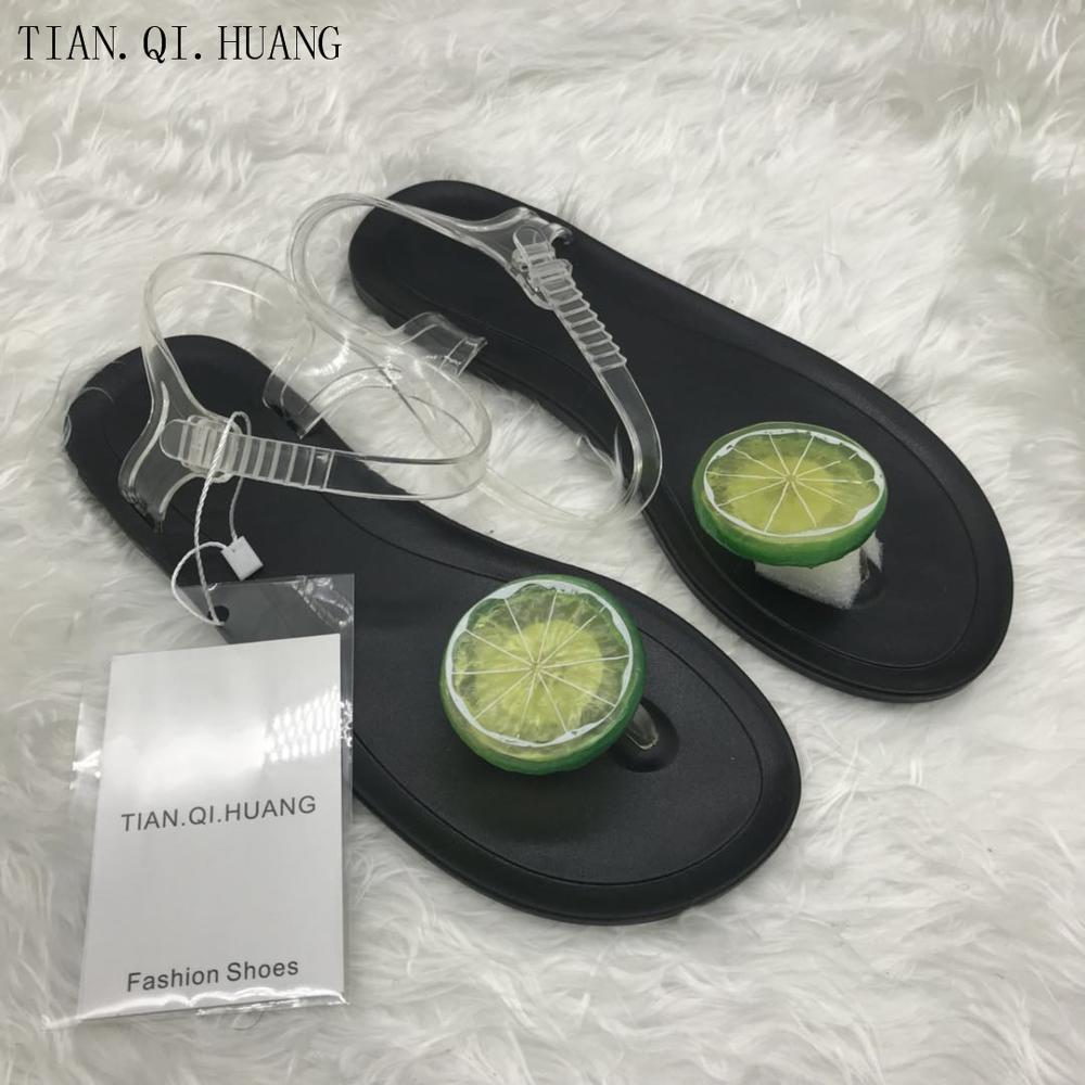 Style Sweet Jelly Shoes Women Sandals Flat Summer Shoes Woman Casual Flats Shoes sandals: 4