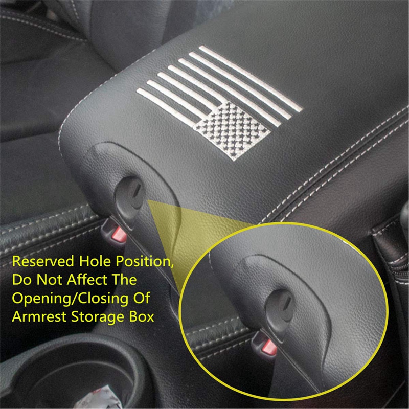 Center Console Armsteun Pad Waterdichte Lederen Cover Met Opbergtas Voor Jeep Wrangler Jk