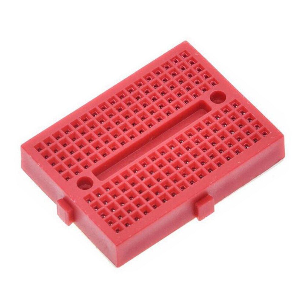SYB-170 Mini Breadboard 170 Holes Mini Breadboard, Lab Bench, Portable Test Board, Universal Board: Red