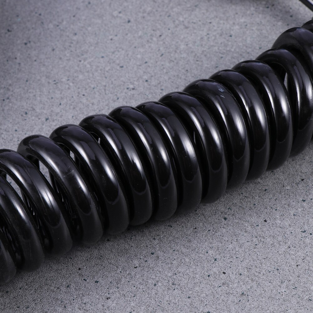 1pc Spring Coiled Cable 2 Meters 12V Durable Premium Trailer Plug for Vehicle Car