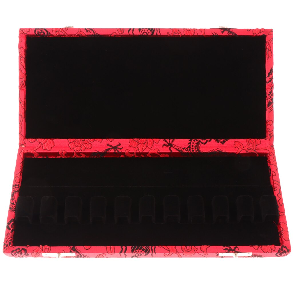 Solid Wood Reed Case Box Holder for 10 Reed Bassoon Woodwind Instrument 20 x 9.5 x 2cm