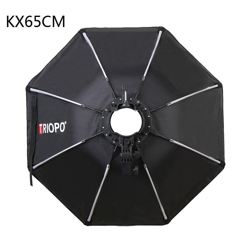 TRIOPO KS65CM KX65CM Octagon Umbrella Softbox Soft box for Godox AD200 V1 yongnuo Flash Light photography studio accessories: new
