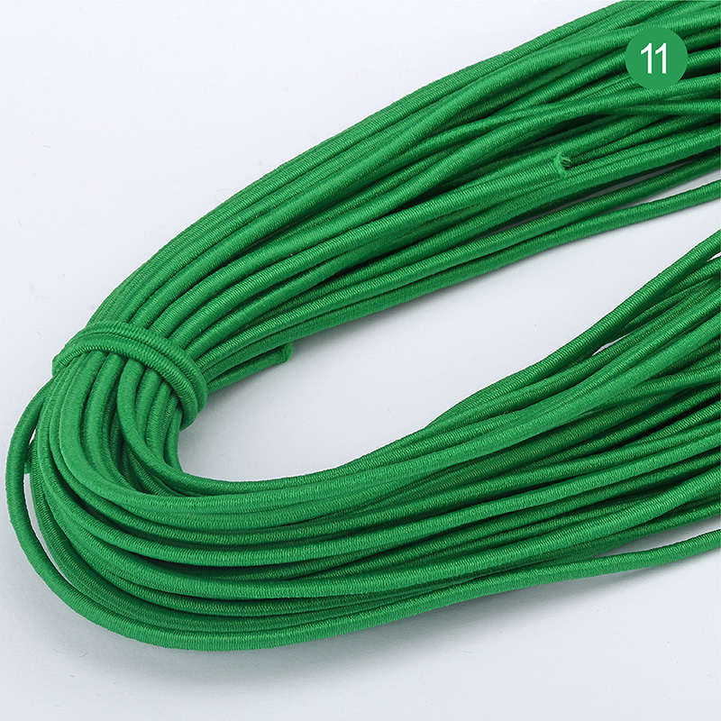 43 meter 2mm miljøvennlig rund gummi elastisk snor stretch elastiske bånd tau smykker armbånd lage plagg tag gjør selv håndverk: 19