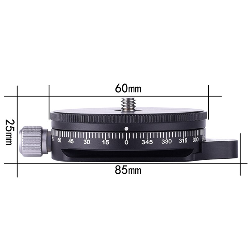 --TPC-60 Tripod Head ACRA SWISS Panoramic Tripod Head Video 360 Camera MiNi Tripod Head for Camera DSLR Alluminum