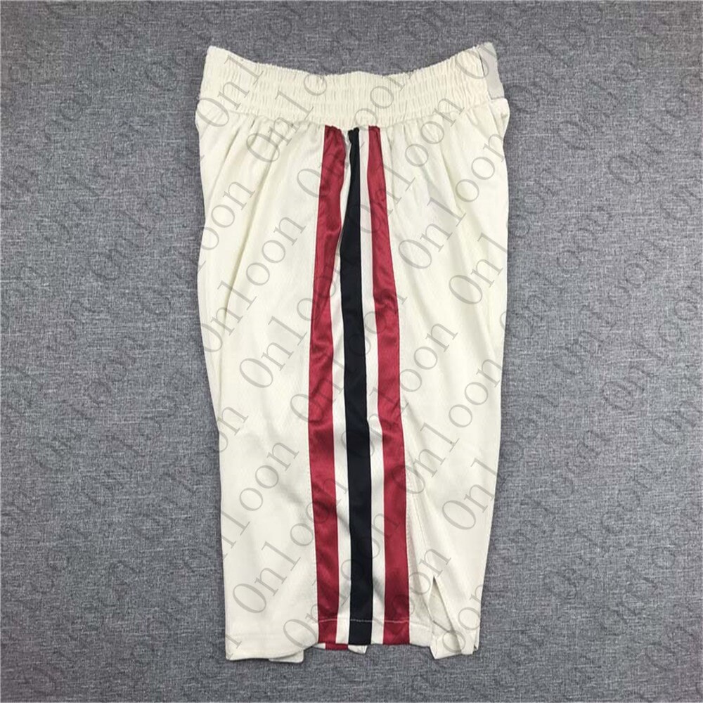 Free Men's America Basketball Portland Trail Shorts For Sports Shorts City edition Ball Shorts