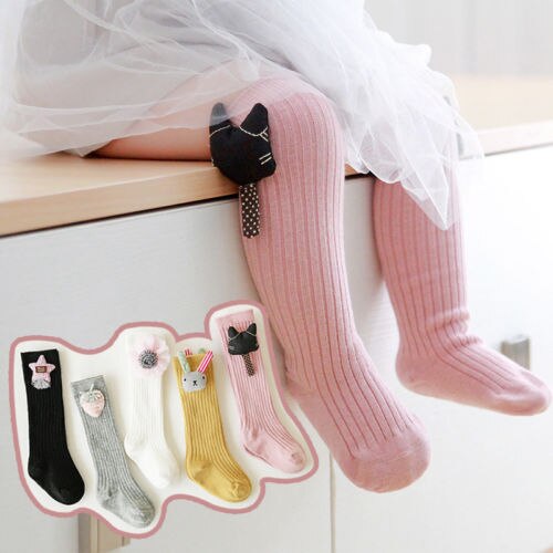 Leuke Baby Kids Meisjes Katoen Panty Warme Kousen Broek Kousen Panty