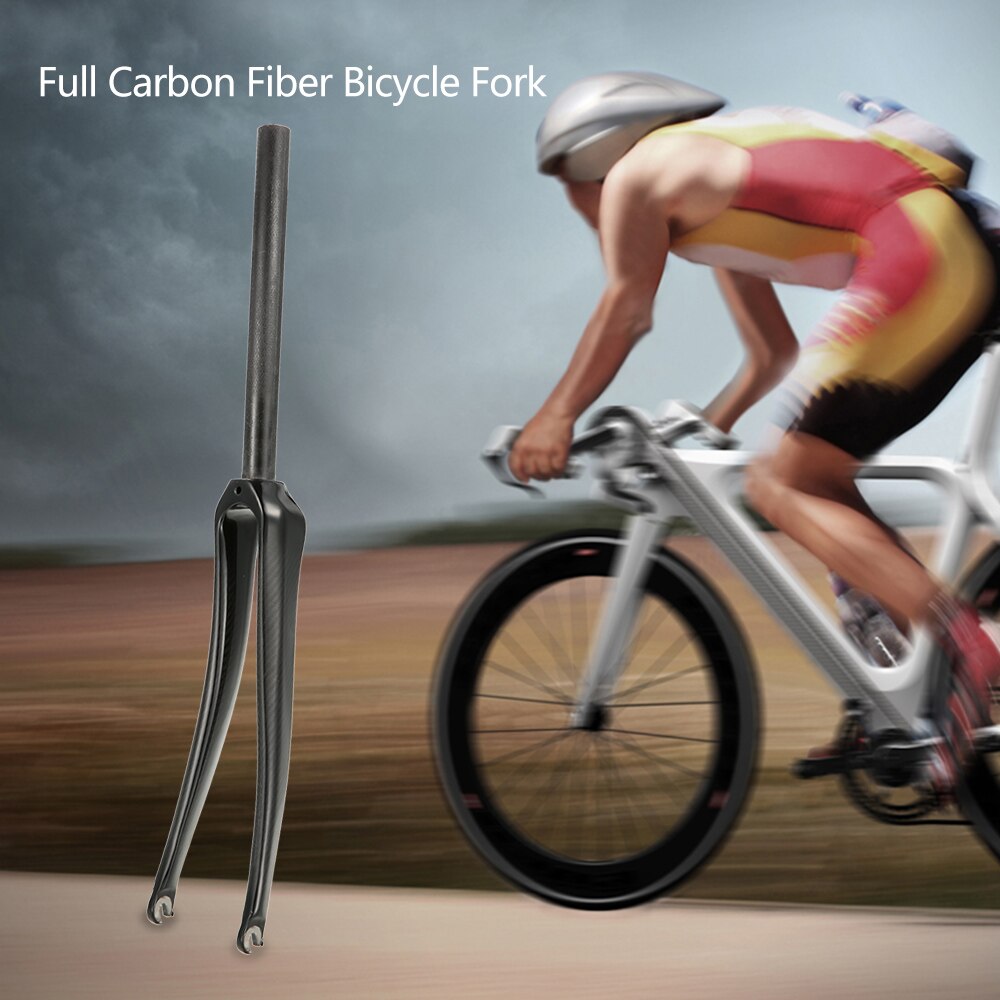 Mtb Mountainbike Vork Ultralight Full Carbon Road 25.4 Mm Fiets Vork 700C Fixed Gear Bike Vork Bike Front vork