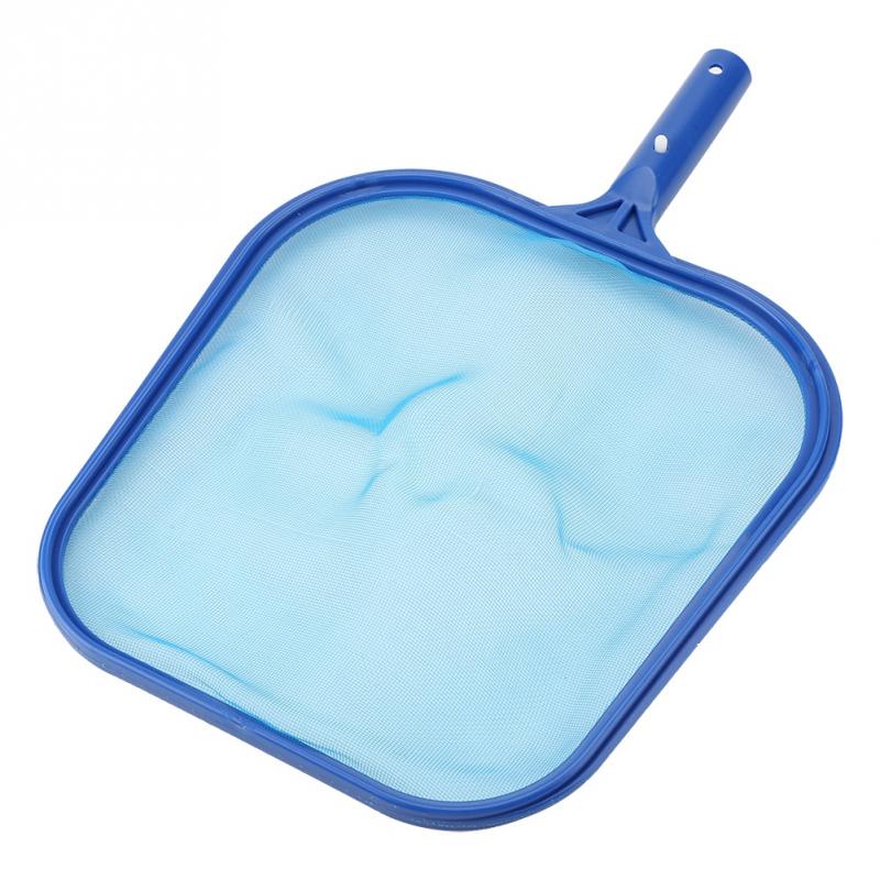 Portable ABS Lightweight Leaf Skimmer Mesh Net Frame Swimming Pool Pond Tub Blue Cleaning Tool for Many Poles and Leaves