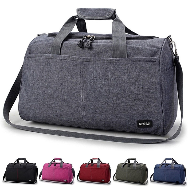 Bolso de viaje de nailon para mujer y hombre, Maleta de viaje, bolso de mano para hombre, bolso de mano de gran capacidad para gimnasio, deporte, bolsa para la noche