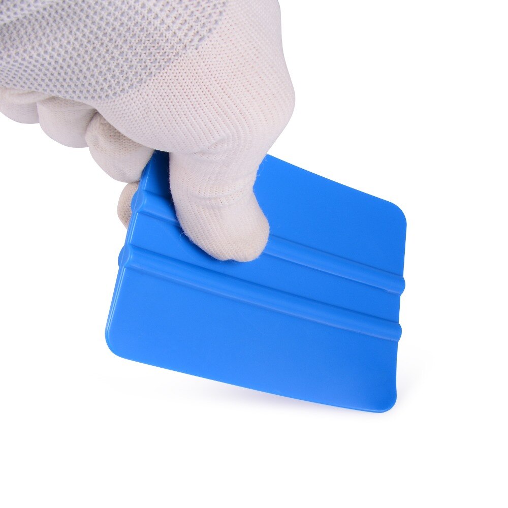 EHDIS 3pcs Carbon Fiber Squeegee Scraper With 10pcs Fabric Felt Cloth Vinyl Film Car Wrap Sticker Install Tool Window Tints Tool