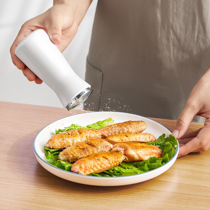 Cooking Storage Kitchen Spice Jars Stainless Steel Pepper Spice Jar Organizer Mini Porta Condimentos Restaurant Gadgets OC50TL