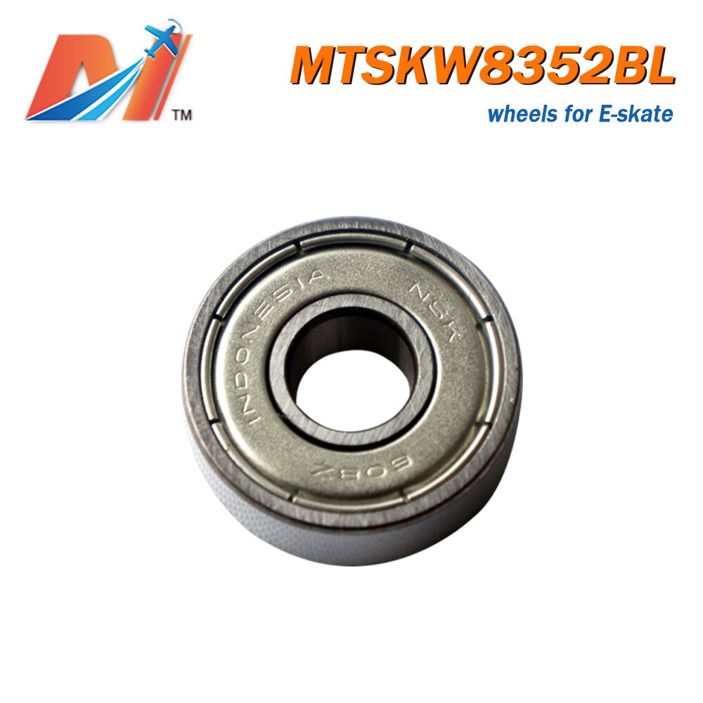 Maytech electric skateboard conversion kit PU wheels in blue (1pc)