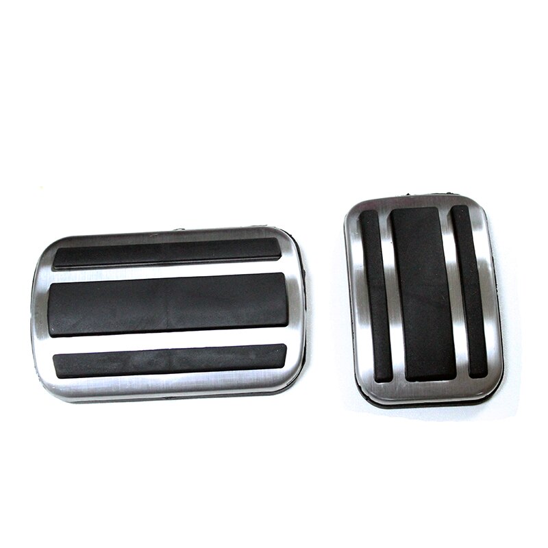Rvs Auto Gaspedaal Gas Rempedaal Koppelingspedaal Voor Peugeot 3008 Gt 5008 Non Slip Pedaal plaat Pads Covers: AT