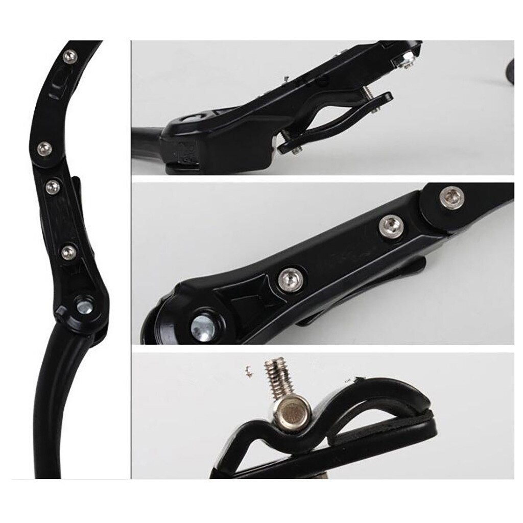 4# Adjustable Bicycle Bike Kickstand Bicycle Side Kickstand Bike Parking Stand Support Adjustable Mtb Road Foot Bicycle Brace