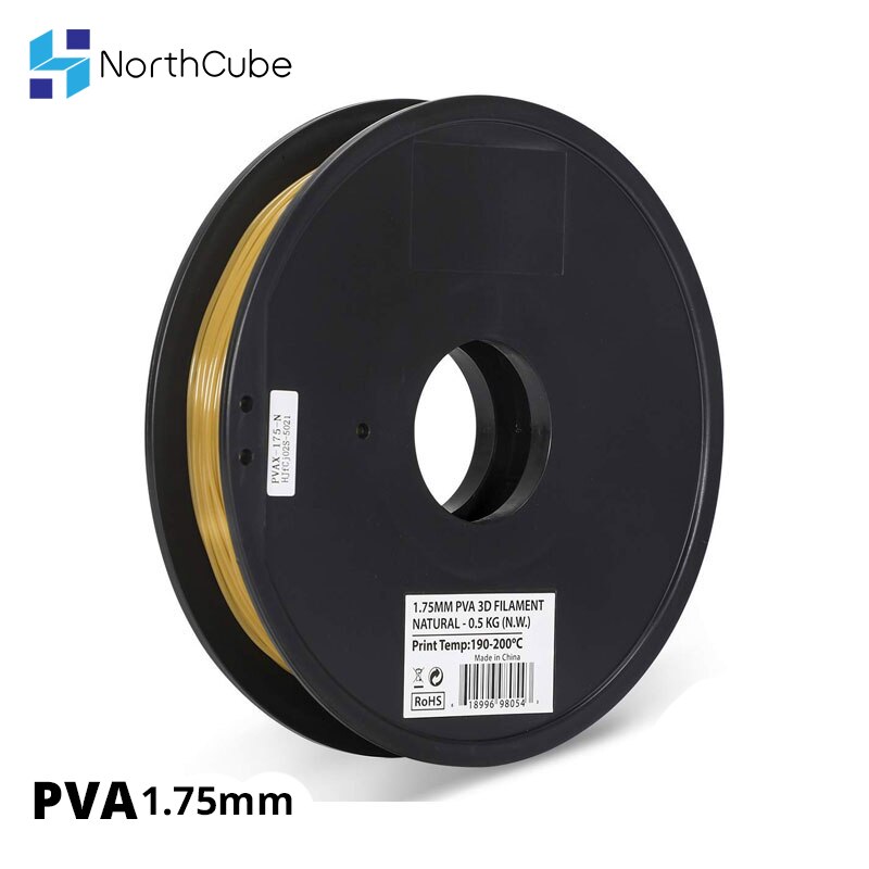 NorthCube PVA Filament 1.75mm Dissolvable 3D Print Filament 0.5kg/Spool Compatible With Almost All 3D Printers