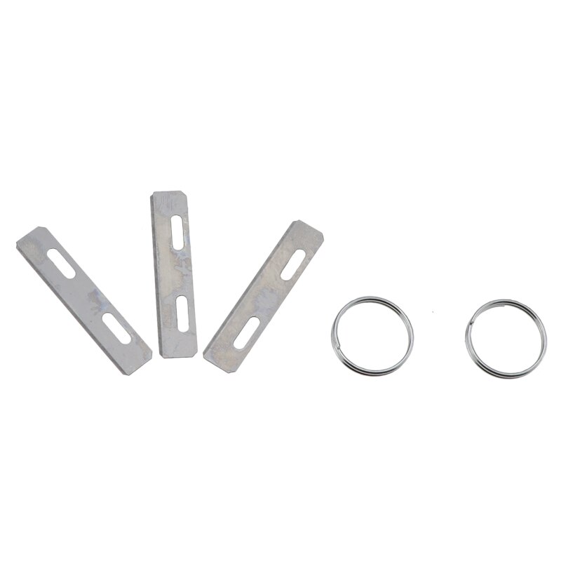 Cortador de tiras de cuero hecho a mano, herramienta para cortar correas de cuero, con 3 cuchillas, 1 unidad