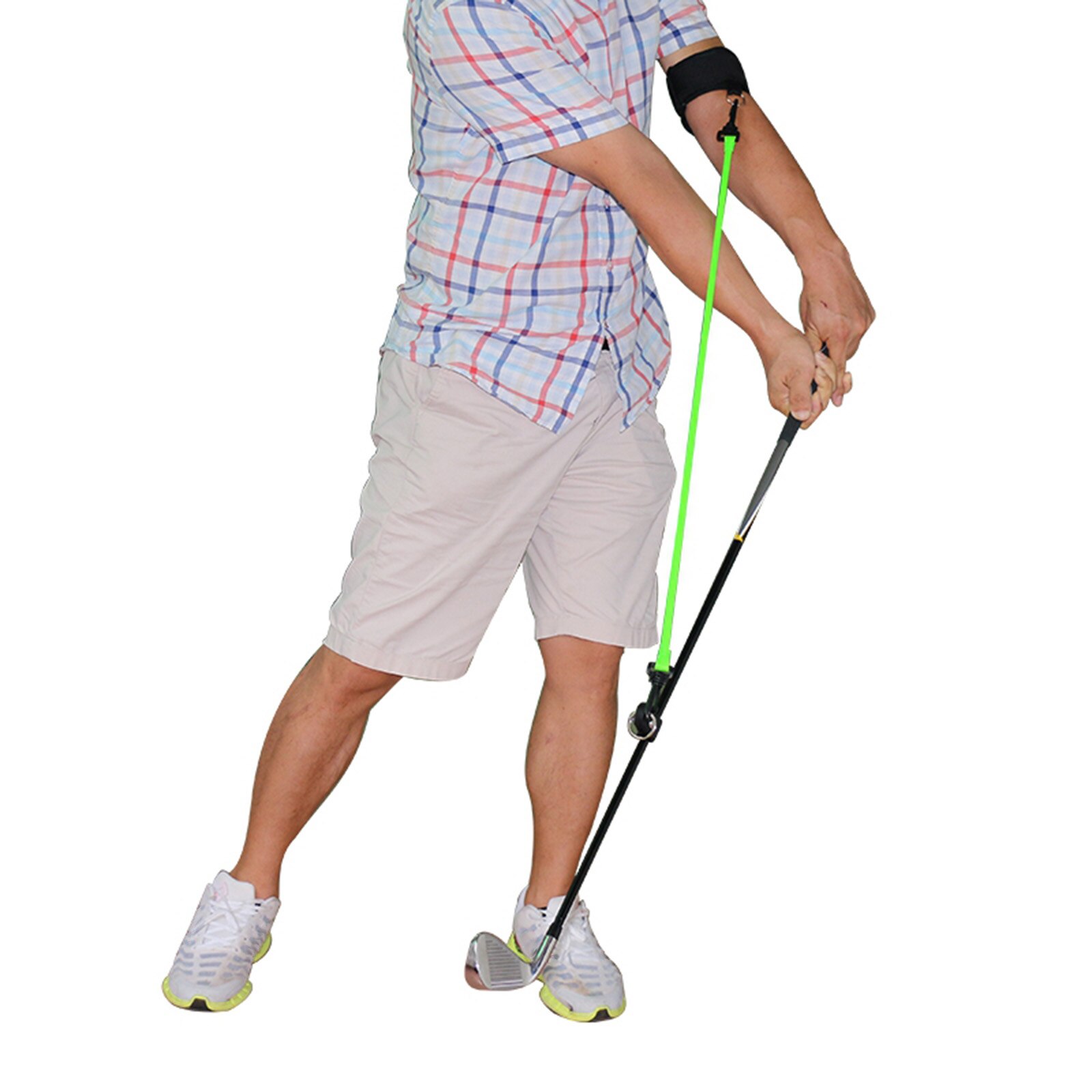Golf Rechte Swing Praktijk Training Aids Elleboog Brace Arm Band Trainer