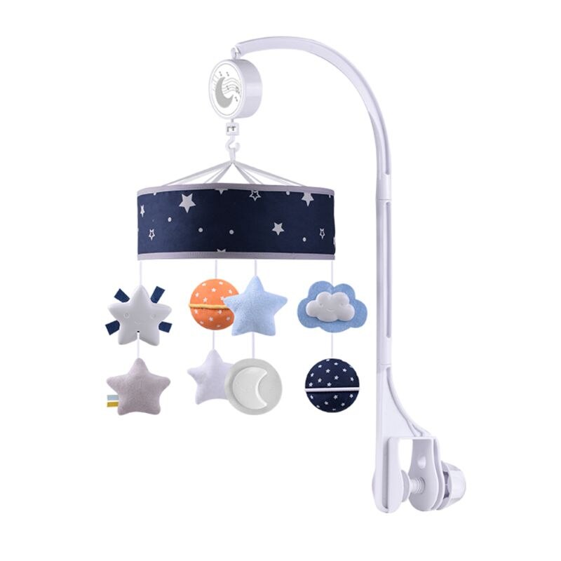 Babybedje Mobiele Rammelaar 0-12 Maanden Muziek Roterende Bed Bel Baby Onderwijs Speelgoed G99C