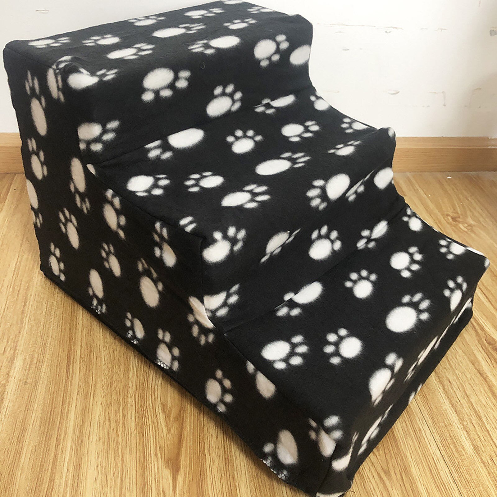 Pet Dog Climbing Ladder Dog House 3 Steps Stairs Ramp Anti-slip Removable Stabilization And Safety Stairs Easy to Carry Around