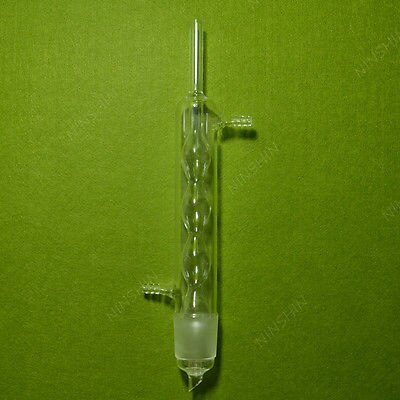 Extractor de Soxhlet de 250ml con condensador, tubo de bombeo y dos frascos planos de 24/40