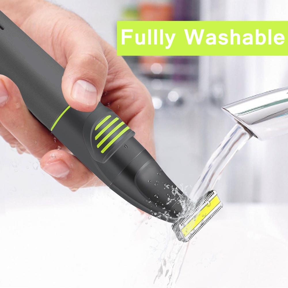 Profesjonalny trymer robić twarzy ciało włosy dla mężczyzn trymer robić brody zarost maszynka robić włosów elektryczny nos wąsy trimer akumulator usb