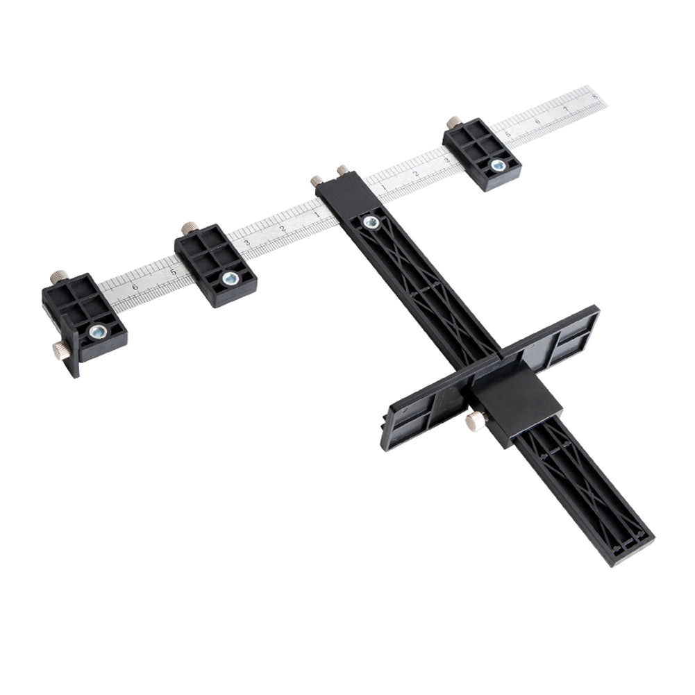 Detachable Hole Punch Jig Tool Center Drill Bit Guide Set Sleeve Cabinet Hardware Locator Wood Drilling Woodworking Tool