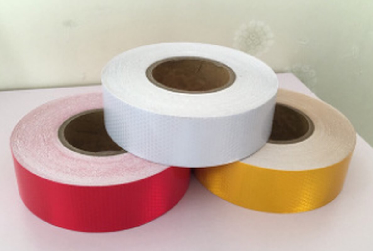 ANPWOO 45m Reflective Lattice Luminous Paper Body Sticker Logo Warning Strip PVC Material Super Waterproof and Good Adhesion